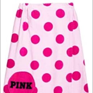 Vs pink bath towel